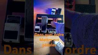 Le bon ordre pour brancher ses pédales guitare  pedalboard guitare thehollersound [upl. by Driskill]