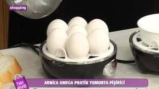 DSHOPPING ARNİCA OMEGA PRATİK YUMURTA PİŞİRİCİ [upl. by Ainahtan]