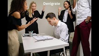 Denigrate Word explanation with meaning examples and image [upl. by Johnathon151]