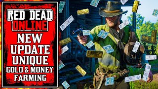 The NEW Red Dead Online Update Has INTERESTING GOLD amp Money Farming Methods RDR2 [upl. by Riedel39]