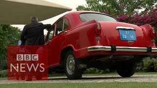 Indias iconic Ambassador car  BBC News [upl. by Kilmarx]