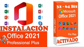 👑✌️INSTALACIÓN DE MICROSOFT OFFICE 2021  2019  ACTIVADOR en ESPAÑOL👍✌️ [upl. by Mimi]