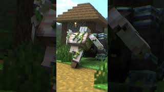 Gus Protects his Village Part 1 minecraft aesthetic minecraftnostalgia blender animation [upl. by Teodor]