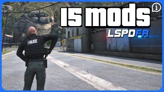 15 immersive mods for your LSPDFR GTA V Sample [upl. by Gussman]