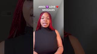 aries arieshoroscope ariestarot ariestarotreading ARIES ♈️ LOVE MESSAGES ❤️❤️❤️ [upl. by Anirtep]