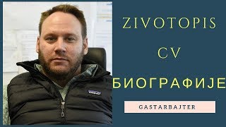 ZIVOTOPIS CV БИОГРАФИЈA [upl. by Nidya]