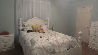 Painting My Bedroom With Sherwin Williams Color Rainwashed [upl. by Leirrad]