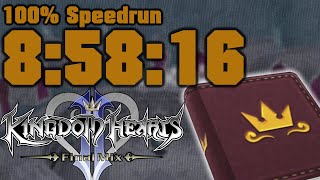 Kingdom Hearts 2 FM 100 Journal Speedrun in 85816 [upl. by Palm]