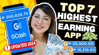 TOP 7 LEGIT AND HIGHEST EARNING APP 2024  I EARNED P20500 IN 1 APP WITH OWN PROOF GCASH amp PAYPAL [upl. by Dal]