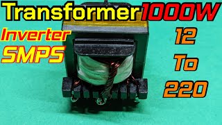 1000W Transformer Winding For INVERTER  SMPS [upl. by Neliac225]