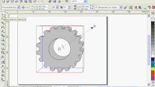 CorelDraw X3  Realizar una rueda dentada [upl. by Ynnam]