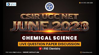 CSIR NET Chemistry Paper Solution  PYQ Solutions June 2023 [upl. by Crowell]