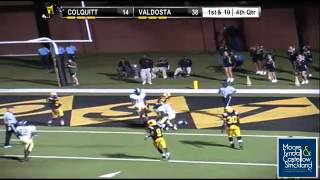 Colquitt County QB Daniel Mobley 10 Yard TD Pass to WR Toddarian Boyd [upl. by Rickie]