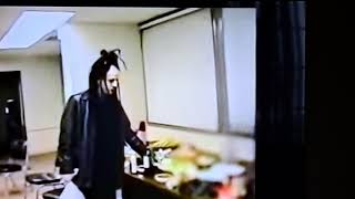 Backstage during the Antichrist Superstar Tour  Twiggy Ramirez  Marilyn Manson backstage [upl. by Erret]