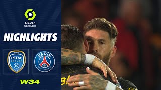 ESTAC TROYES  PARIS SAINTGERMAIN 1  3  Highlights  ESTAC  PSG  20222023 [upl. by Ajnat]