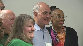 Sen Casey receives Teamsters Union endorsement in Cumberland County as race against McCormick heat [upl. by Goodwin]