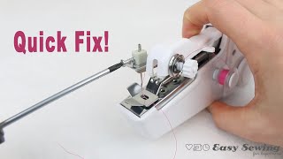 Handheld Sewing Machine Not Stitching Try This Easy Solution  Handy Stitch [upl. by Cynth78]