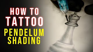 Tattoo Shading Techniques  PENDELUM SHADING [upl. by Leur92]