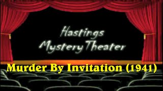 Hastings Mystery Theater quotMurder By Invitationquot 1941 [upl. by Adnertal]