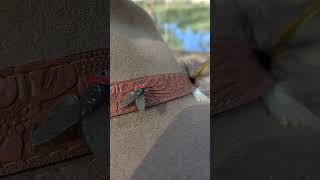 My lucky fishing hat 🤠youtubeshorts fish camping shorts [upl. by Ramon824]