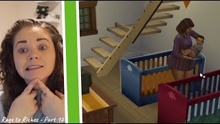 Sims 4 Rags to Riches Cottage Addition  Part 12  THE CHILDREN [upl. by Eilsel]