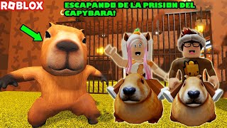 Escapando De La Prision Del Capybara Montados En Nuestros Capybaras Kawaii 😀😄 [upl. by Eiddam]