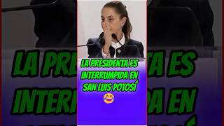 INTERRUMPEN DISCURSO 😂  claudiasheinbaum shorts parati viralvideo mexico usa [upl. by Novyat654]