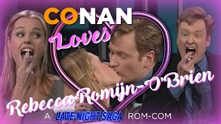 Rebecca RomijnOBrien A Late Night Saga RomCom conan conanobrien [upl. by Meedan]