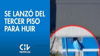 FUE DETENIDA  Peligrosa narcotraficante intentó huir saltando desde un tercer piso  CHV Noticias [upl. by Eiffub]