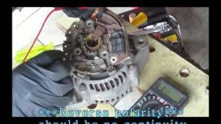 How to replace diagnose and repair Toyota Alternator  Disassemble and Reassemble [upl. by Uol]