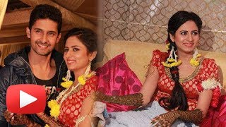 Ravi Dubey And Sargun Mehta  Mehendi Pictures [upl. by Airak435]