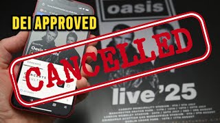 Oasis Gig Tickets Cancelled Over Lack Of Crowd Diversity [upl. by Finnigan]