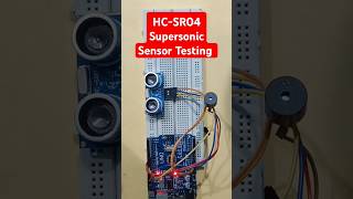 HCSR04 Ultrasonic Sensor Testing shorts ytshorts shortvideo shortsvideo [upl. by Hoye72]