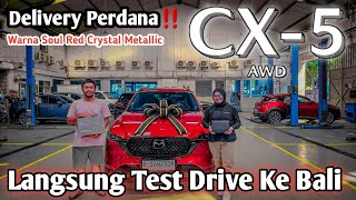 Delivery Perdana‼️Mazda Cx5 Kuro AWD Facelift  Warna Soul Red Crystal Metallic  Langsung Ke Bali [upl. by Ardnaxela]