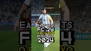 EA SPORTS FC 24 vs EFOOTBALL 24 ¿CUÁL TIENE MEJORES GRÁFICOS FIFA VS PES 🥹 EAFC24 [upl. by Akenot]