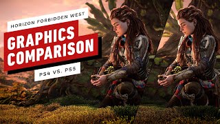 Horizon Forbidden West Graphics Comparison PS4 vs PS5 [upl. by Semela374]