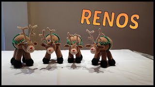 Renos a crochet  Navidad 2018 [upl. by Aramo340]