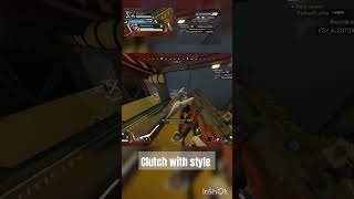 Clutch with style apexlegends apex女子 apex参加型 apexlegendsclips apexclips apex clutch gaming [upl. by Stalder]