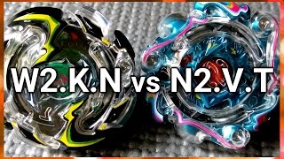 Wild Wyvern KN vs Nova Neptune VT  BATALHA BEYBLADE BURST ベイブレードバースト [upl. by Ylil]