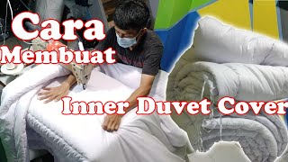 bagaimana cara menjahit duvet cover [upl. by Pul]