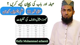 ilm ul sarf lecture 11 in UrduHindi Hafiz Azharali bahar e tadrees [upl. by Adnwahsat5]