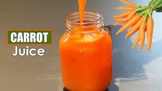 Carrot Juice Recipe Without a Juicer [upl. by Onid]