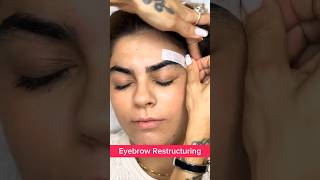 Restructuration et coloration des sourcils brows eyebrows eyebrowtutorial eyebrowsonfleek brows [upl. by Ihsar]