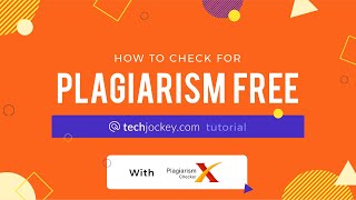 Checking Plagiarism for FREE with Plagiarism Checker X [upl. by Sokram]