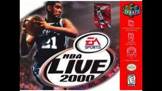 NBA Live 2000 N64 2000 All Stars Game February 13th 2000 [upl. by Lorrimor]