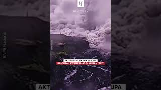 Erupsi Lagi Gunung Semeru Status Awas [upl. by Ahseenak442]