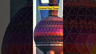 😍Oriental Pearl TV Tower in China shorts travel shortvideo china [upl. by Glassman]