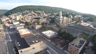 Aerial trip around Pottsville PA [upl. by Poppy]