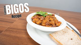 The Best BIGOS Recipe  Authentic Polish Recipe [upl. by Enayr]