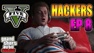 Hackers En GTA V Online 8  Zombis Alienígenas Astronautas Payasos Animales y Más  MOD GTA 5 [upl. by Grimbly]